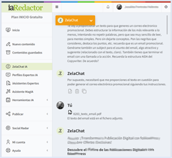 iaRedactor, platatforma de IA generativa de contenidos