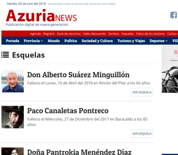 Esquelas folioePress