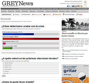 Página de encuestas