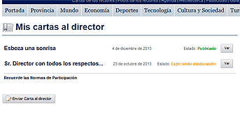 Cartas al director o recibir cartas de los lectores en tu revista digital