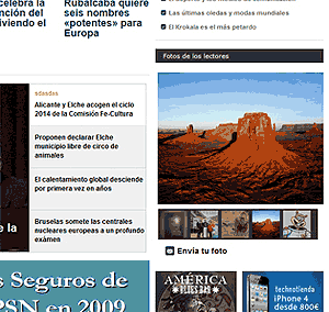 Fotos de los lectores o recibir fotodenuncias en revistas digitales